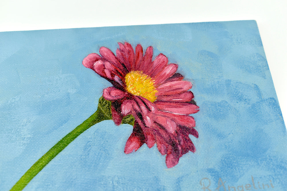 Pink Daisy - Original Artwork