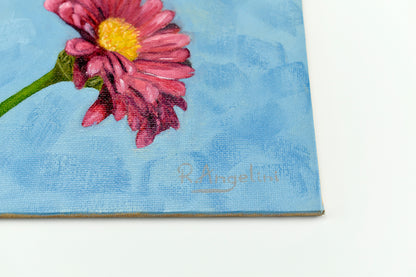 Pink Daisy - Original Artwork