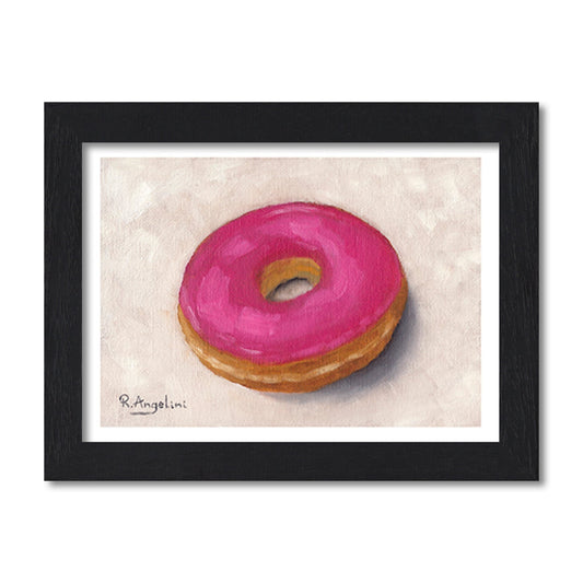 Pink Donut | Still Life Art Print