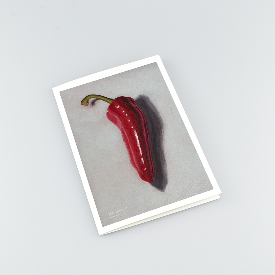 Large Red Pepper - A5 Greetings Cards