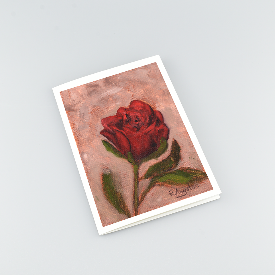 Red Rose - A5 Greetings Cards