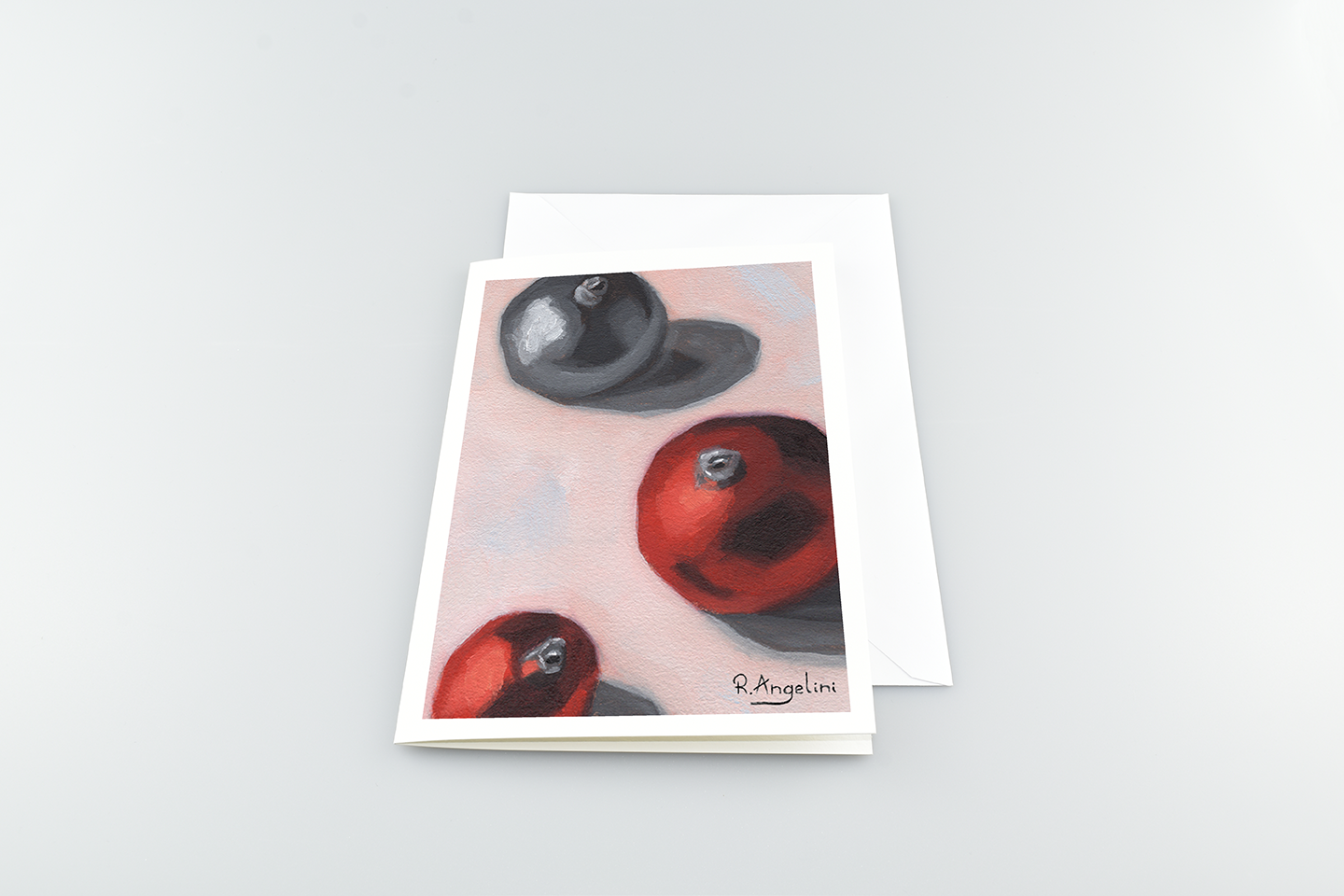 Baubles 1 - A5 Greetings Cards