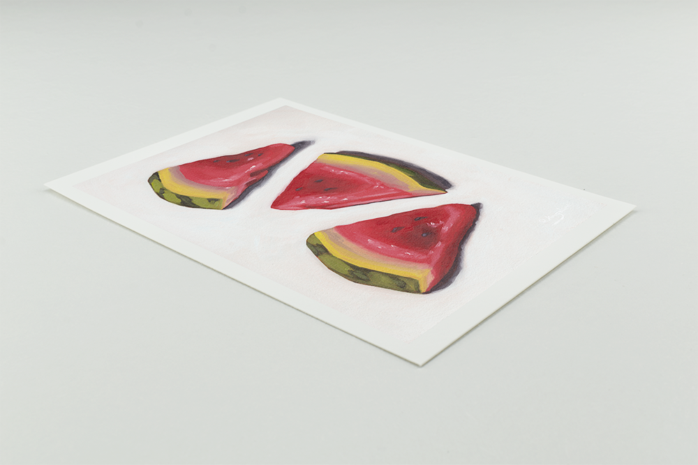 'Watermelon Slices' - Giclee Print - Open Edition