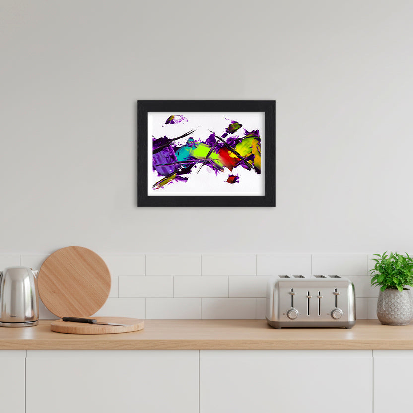 Purple Absorption | Abstract Art Print