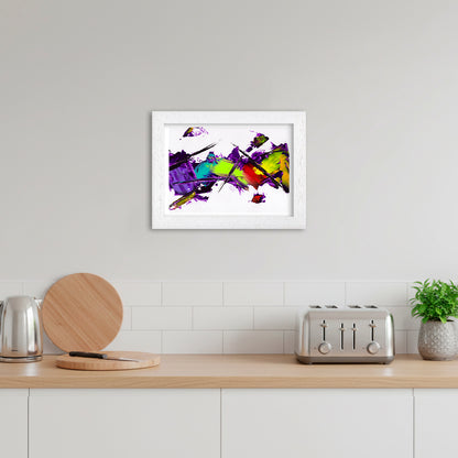 Purple Absorption | Abstract Art Print