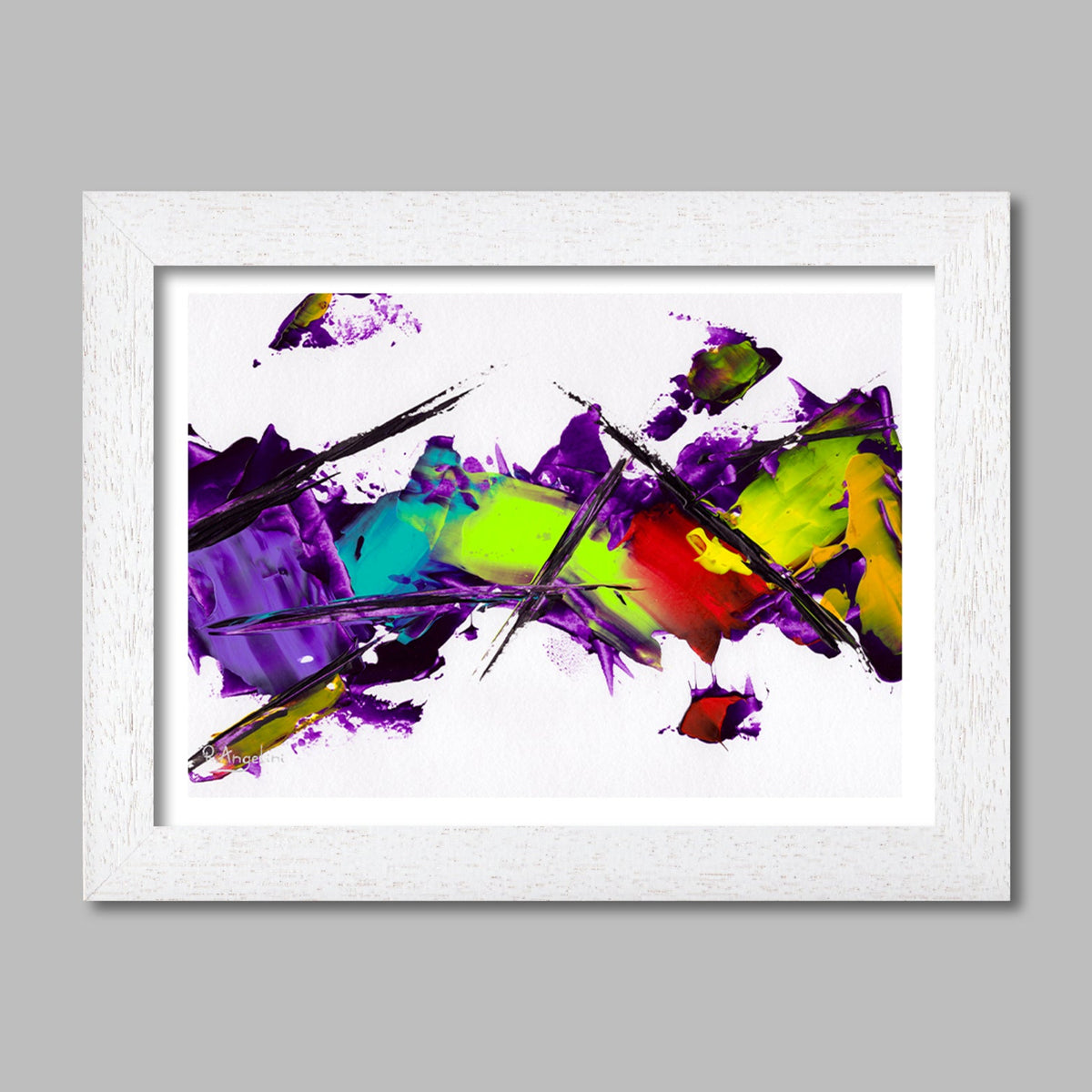 Purple Absorption | Abstract Art Print