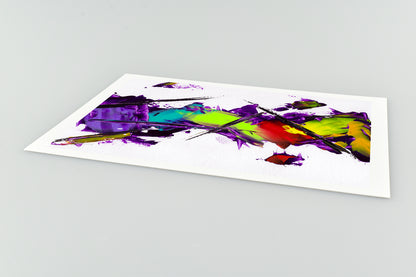 Purple Absorption | Abstract Art Print