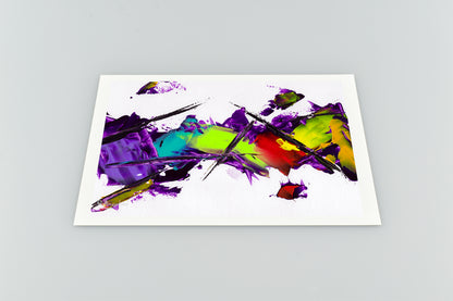 Purple Absorption | Abstract Art Print