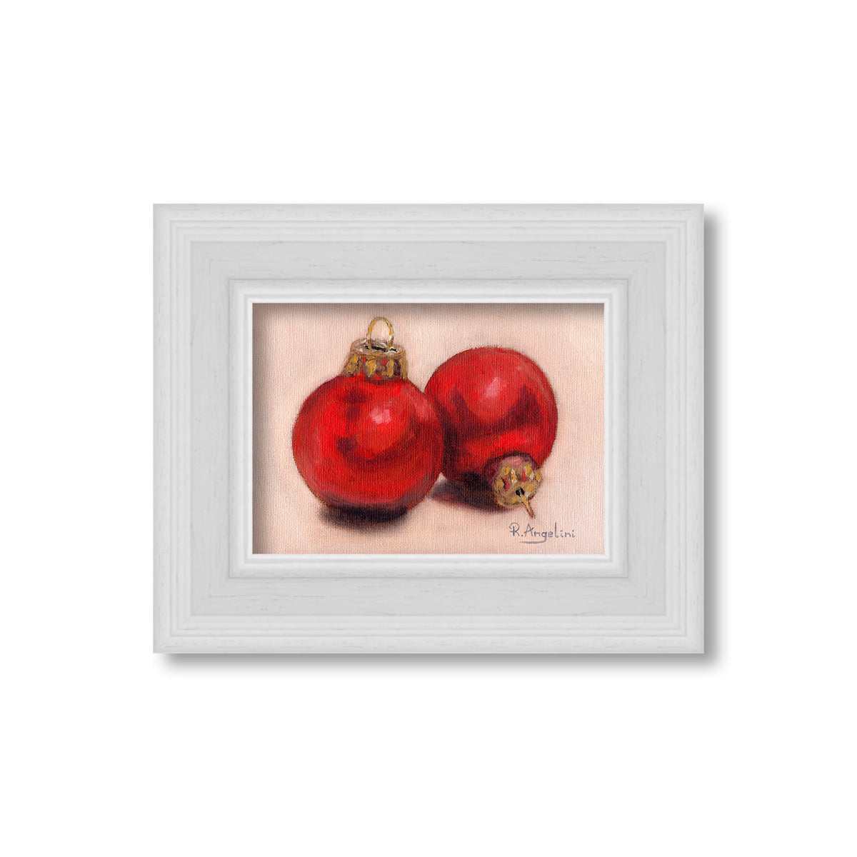 Red Baubles - Original Artwork