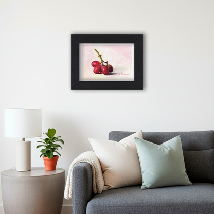 Red Grapes - Giclée Art Print