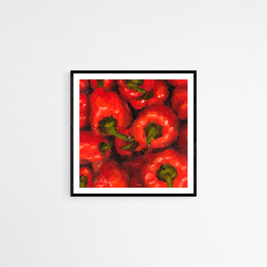 'Red Peppers' - Giclee Print - Open Edition