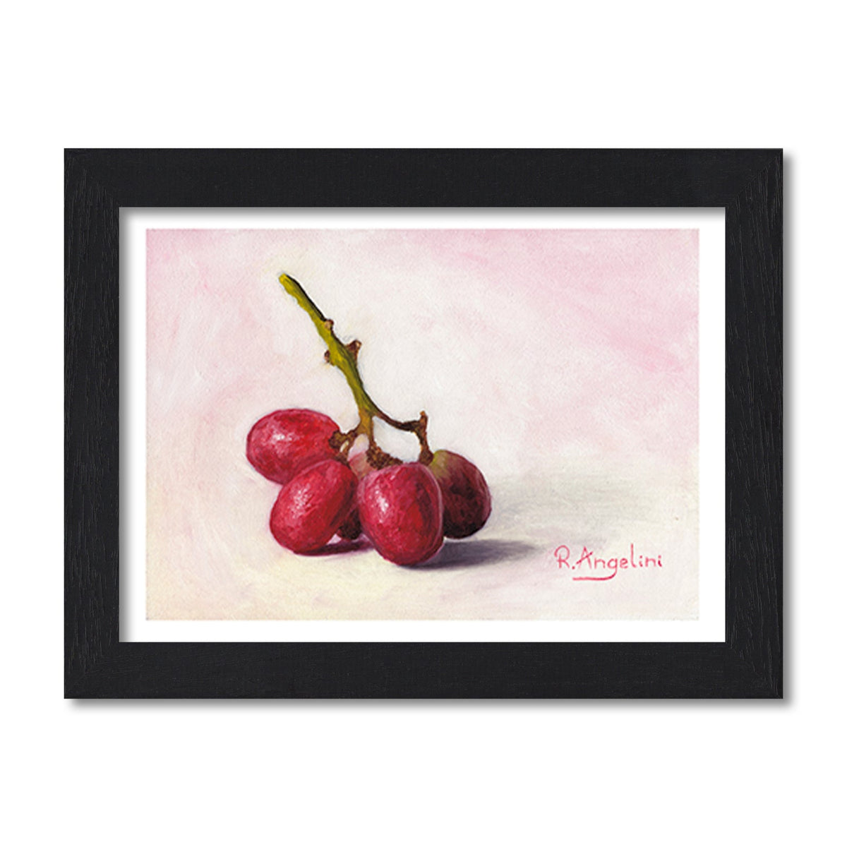 Red Grapes | Still Life Art Print