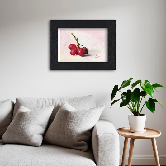 Red Grapes - Giclee Art Print
