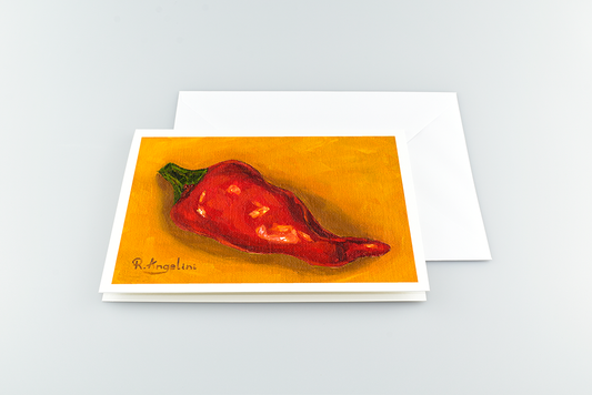 Red Pepper - A5 Greetings Cards with Envelope