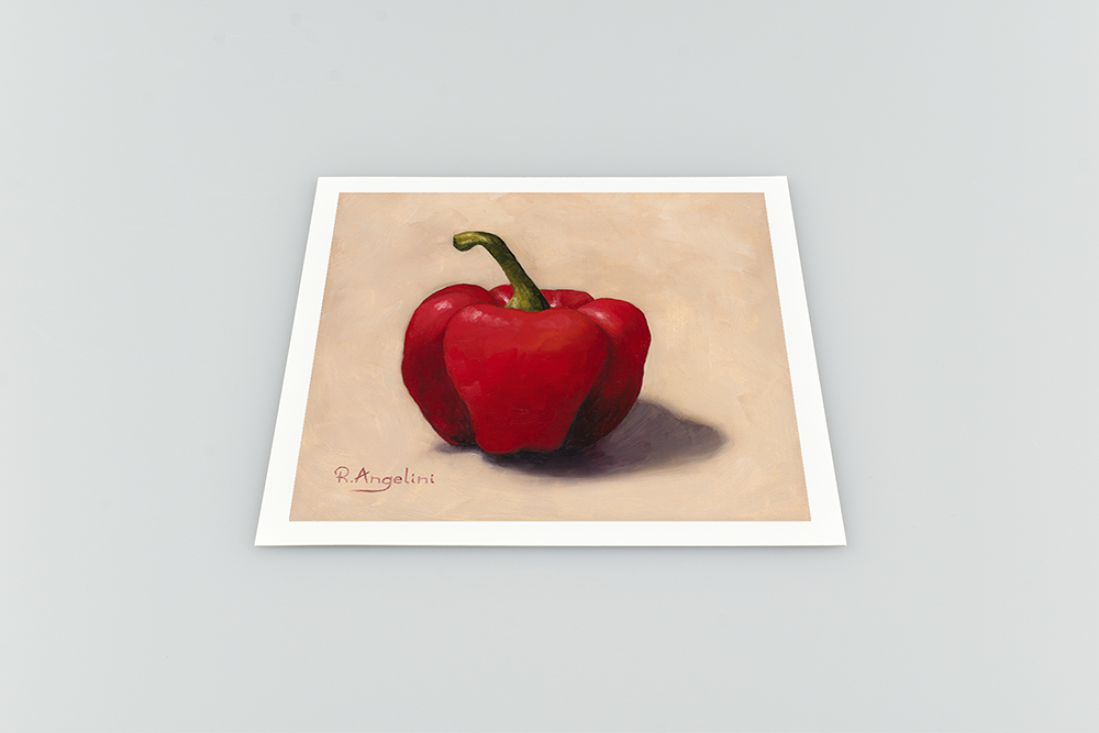 Red Pepper Square Giclee Art Print