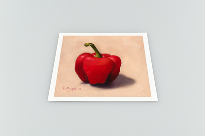 Red Pepper Square Giclee Art Print