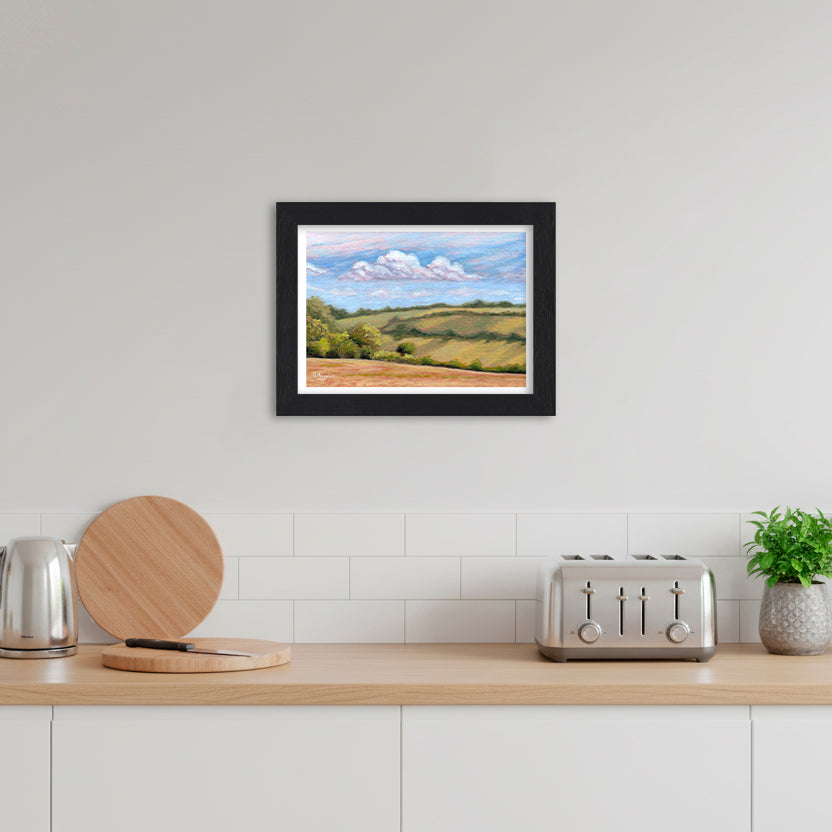 Rolling Fields | Landscape Art Print