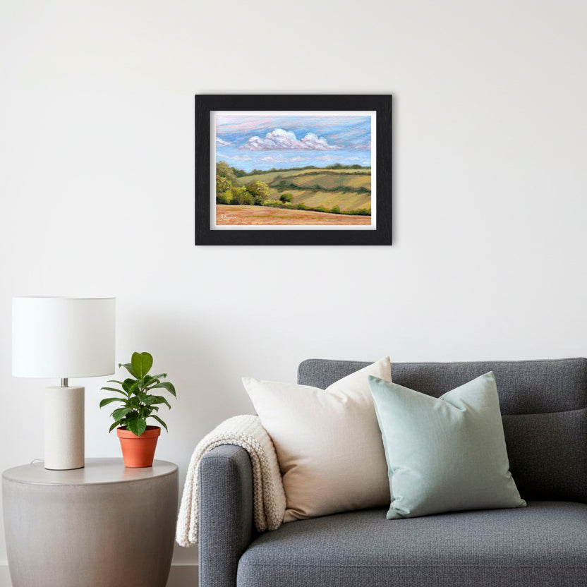 Rolling Fields | Landscape Art Print