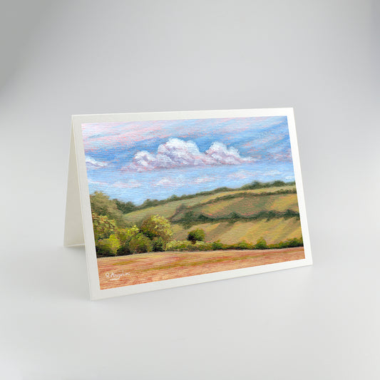 Rolling Fields - A5 Greetings Cards