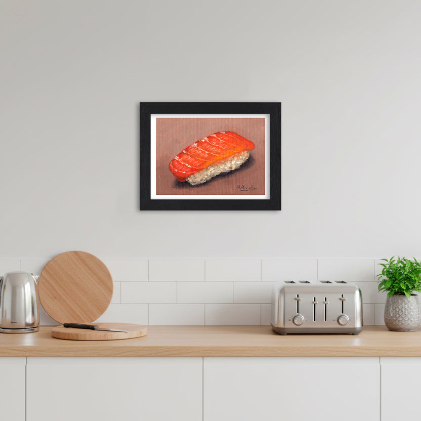 Salmon Sushi | Still Life Art Print