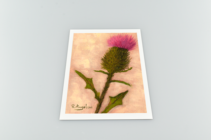 Scottish Thistle Giclee Art Print