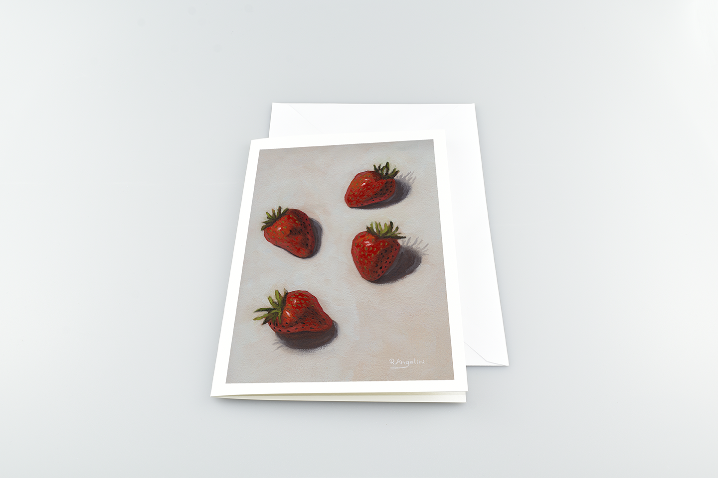 Strawberries - A5 Greetings Cards with Envelope
