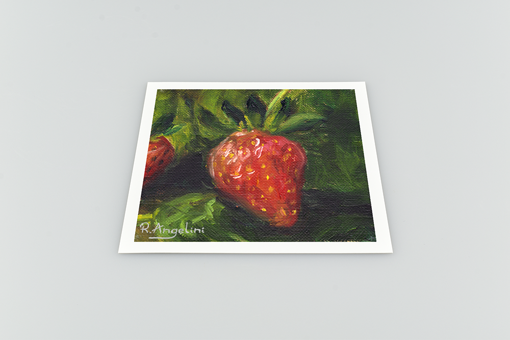 Strawberry Square Giclee Art Print