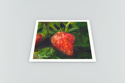 Strawberry Square Giclee Art Print