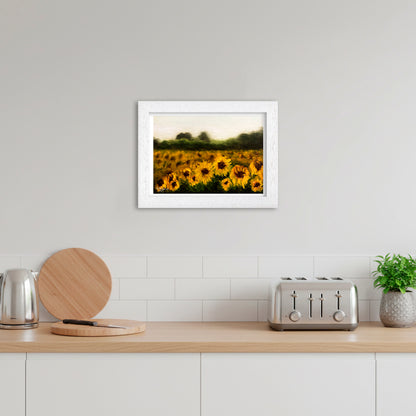 Sunflower Field | Landscape Art Print