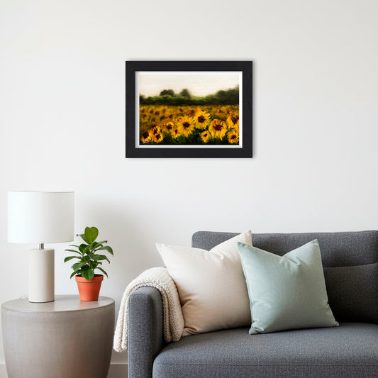 Sunflower Field - Giclée Art Print