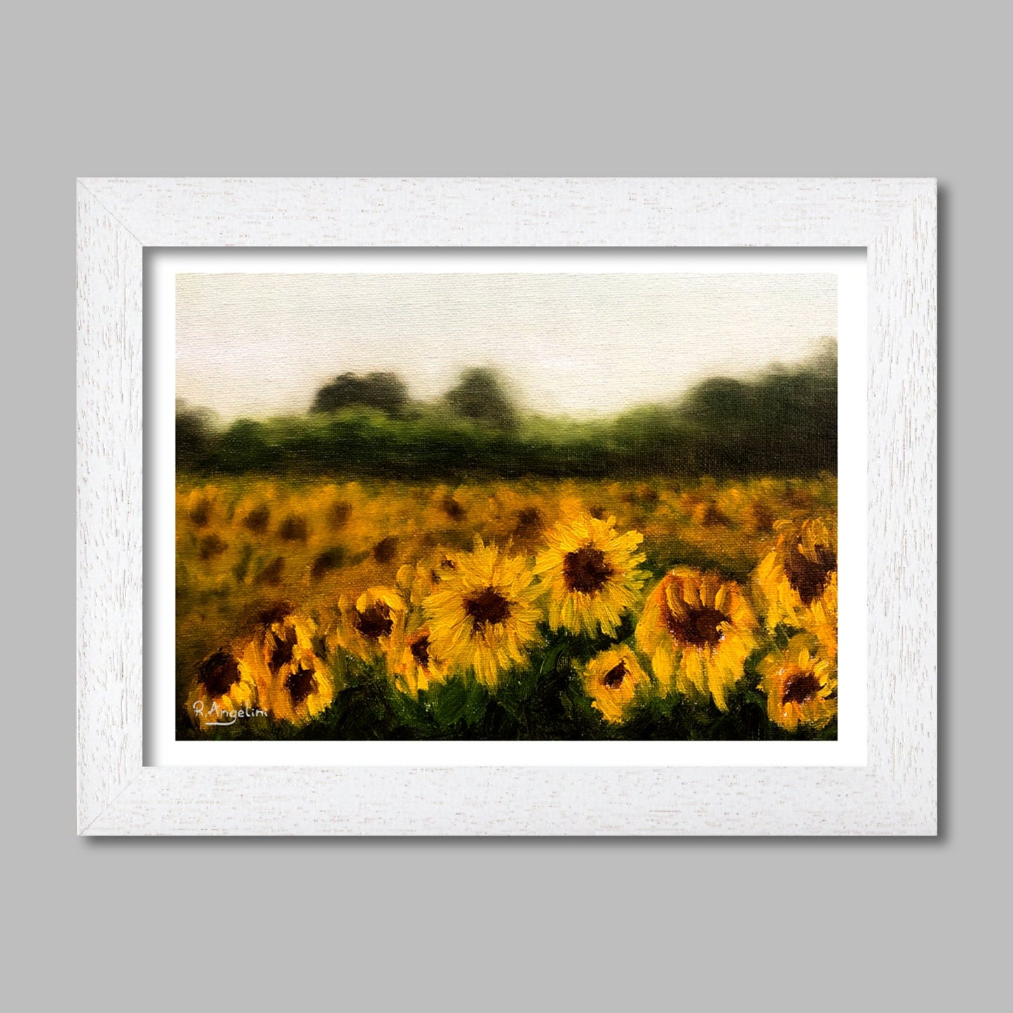 Sunflower Field | Landscape Art Print