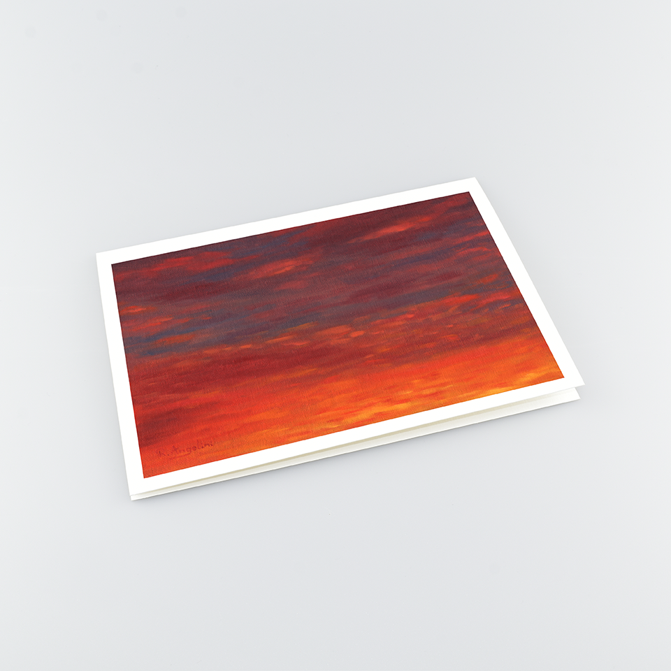 Sunset - A5 Greetings Cards Top Down