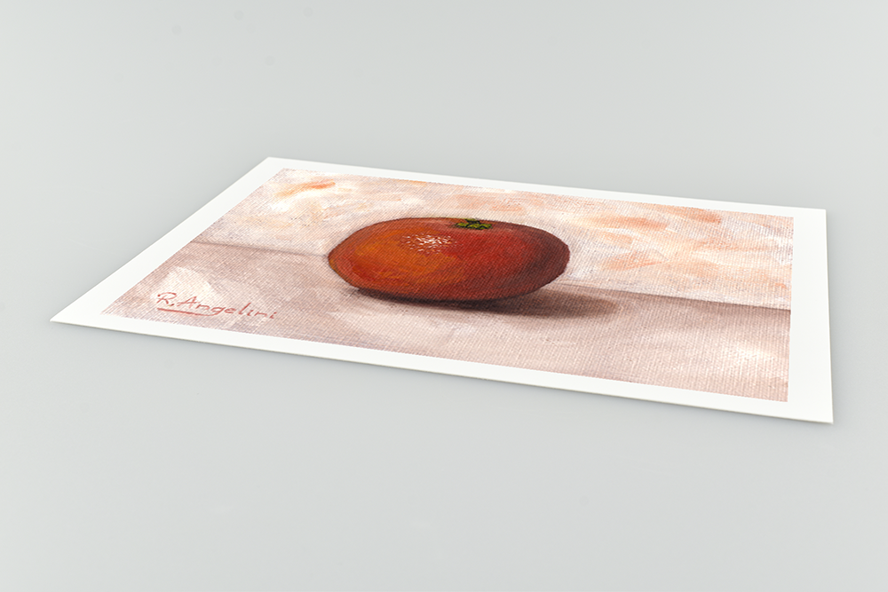 Tangerine Giclee Art Print Close Up