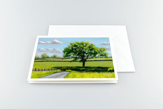 Tree and Country Road - A5 Greetings Cards