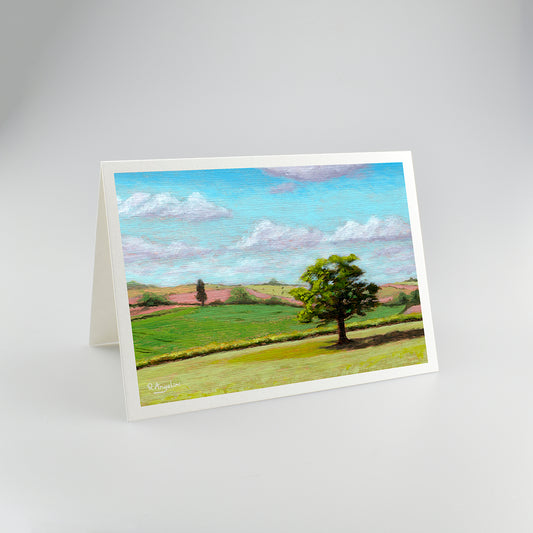 Tree in Field - A5 Greetings Cards