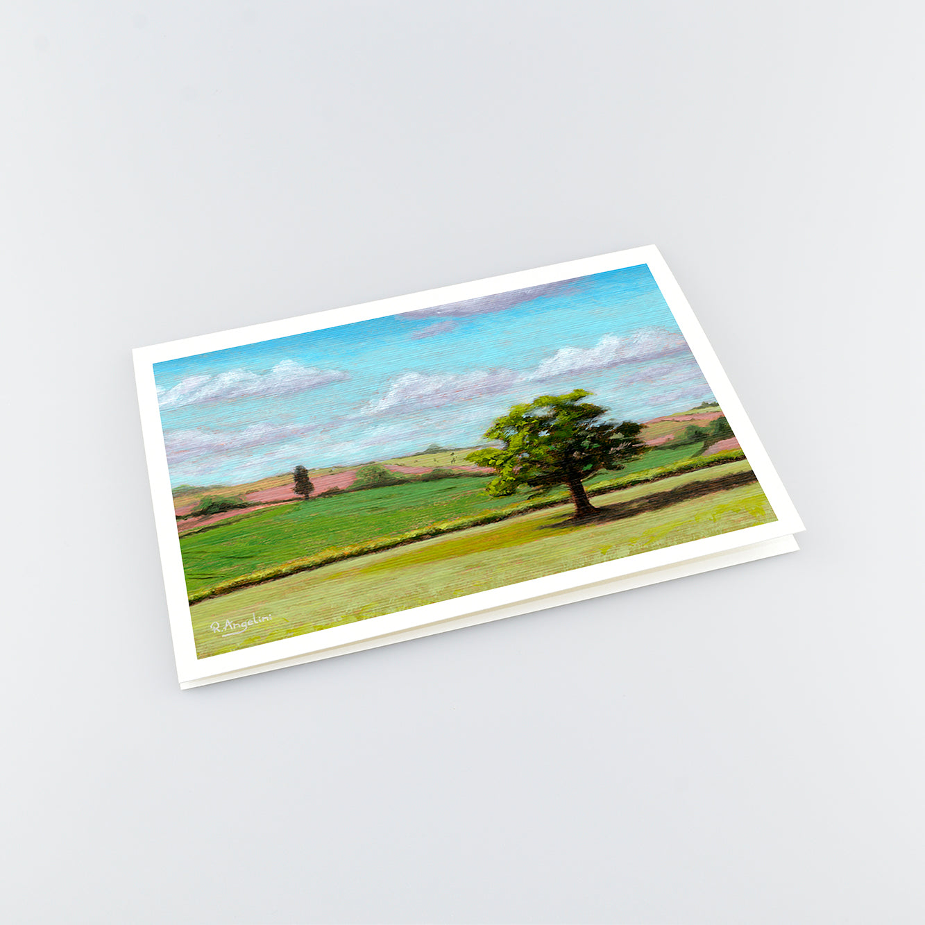 Tree in Field - A5 Greetings Cards