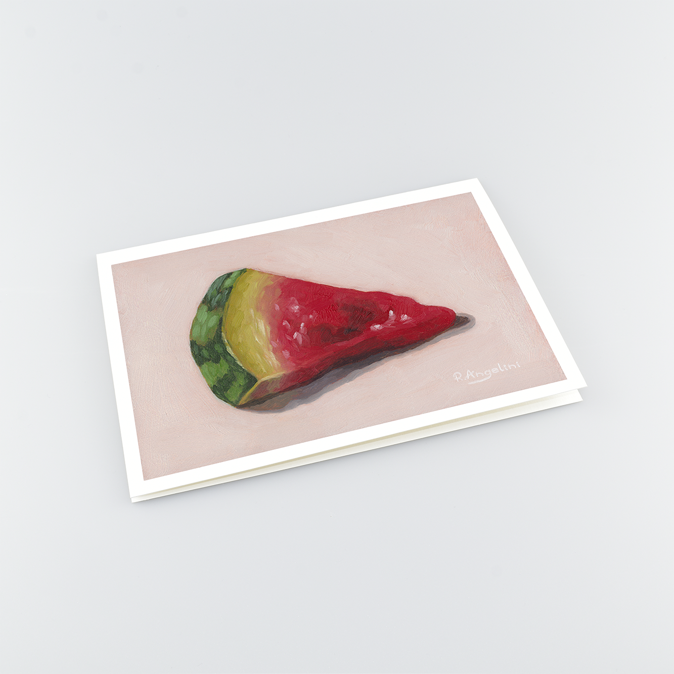 Watermelon Slice - A5 Greetings Cards Top Down