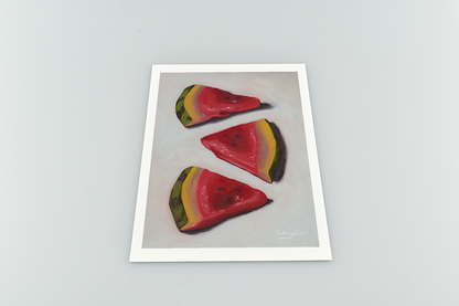 Watermelon Slices Giclee Art Print
