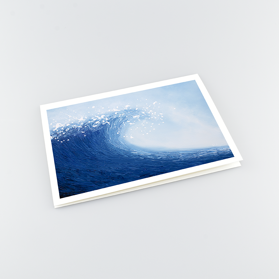 Wave - A5 Greetings Cards Top Down