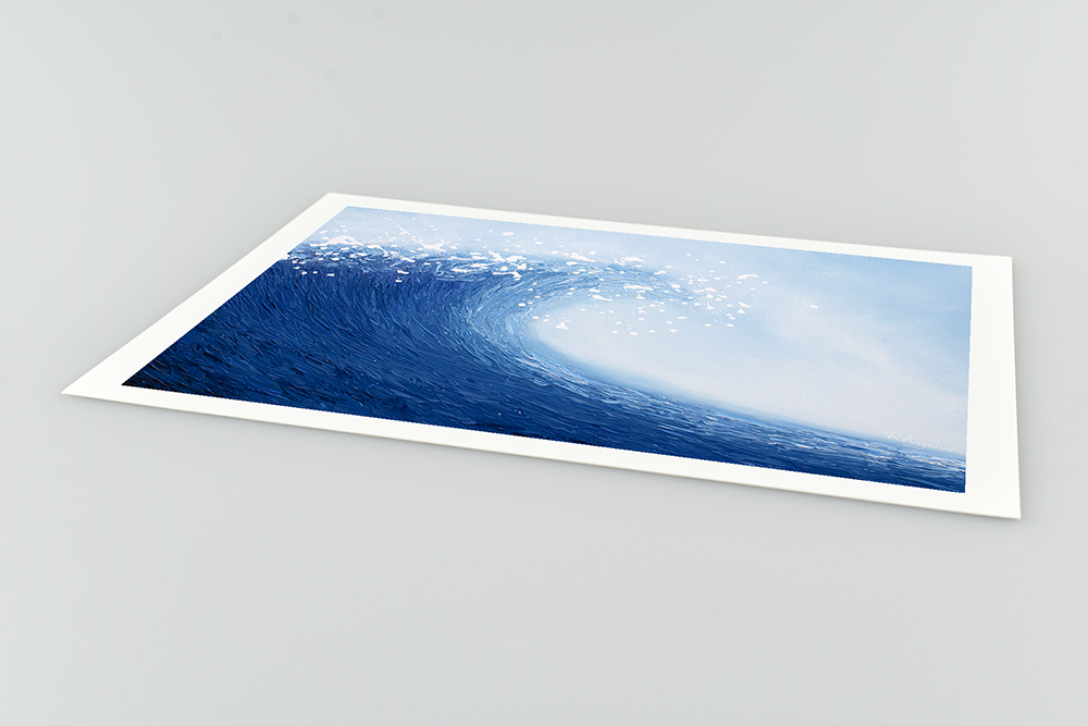 Wave Giclee Art Print Close Up