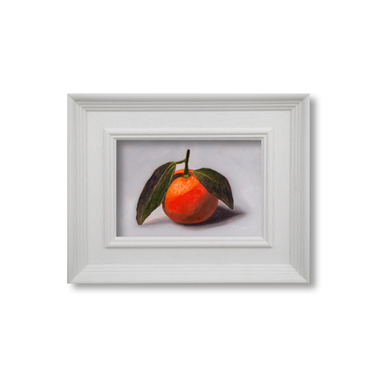 White Framed Clementine 2 - Original Artwork