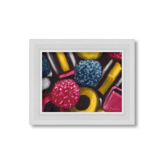 White Framed Sweets - Original Artwork
