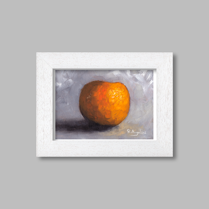 White Framed Tangerine 2 Giclee Art Print