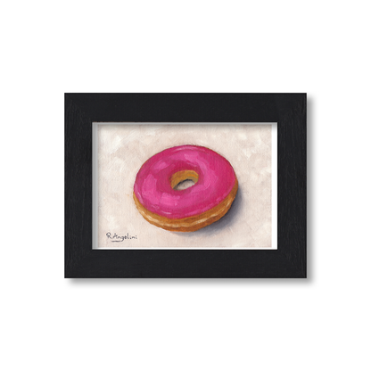 Pink Donut - Giclee Art Print