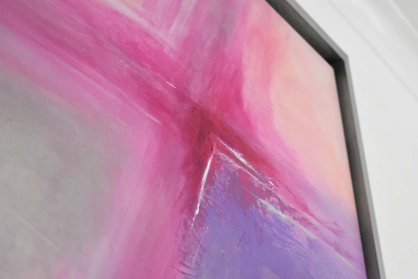 'Pink Cruciform' - Abstract Painting - Original Mixed Media Painting - Rhys Angelini